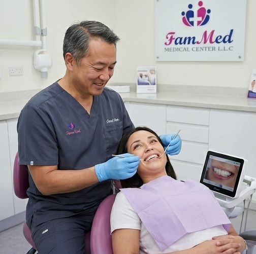 FAMMED Dental Care modern clinic - Ajman